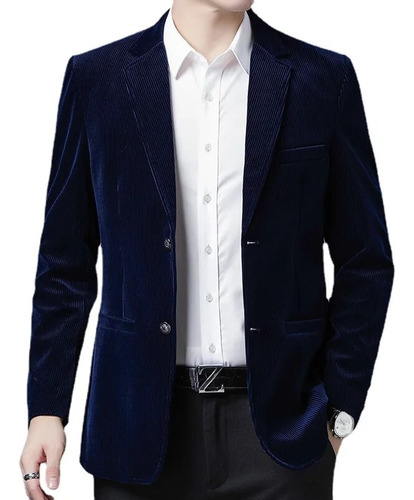 Chaqueta Blazer De Pana Para Hombre, Otoño, Primavera, Moda