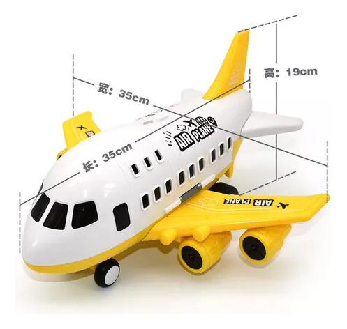 Modelo De Avión De Pasajeros Con Simulación De Deformación M