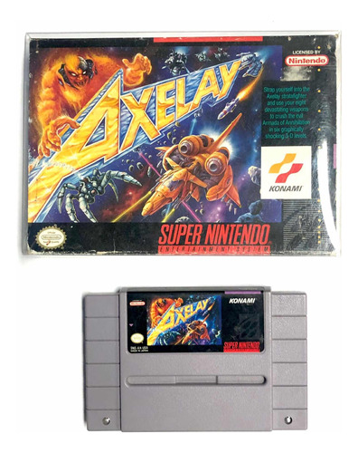 Axelay - Juego Original Para Super Nintendo Ntsc