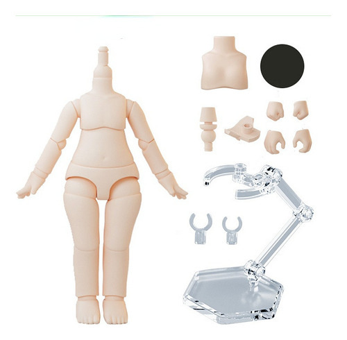 Cuerpo De Muñeca De 9.6cm + Accesorios For Gsc, 1/12 Bjd