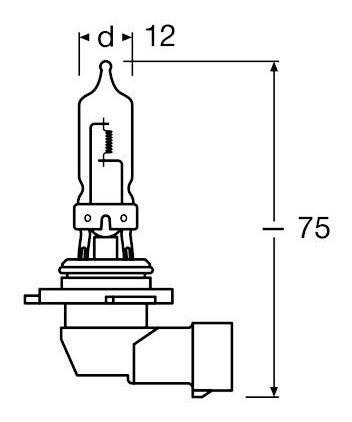 Kit De Lampara Halogena Osram Articulo Universal - -