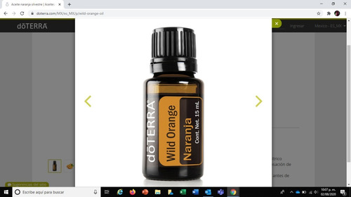 Aceite Esencial Dóterra Wild Orange / Naranja