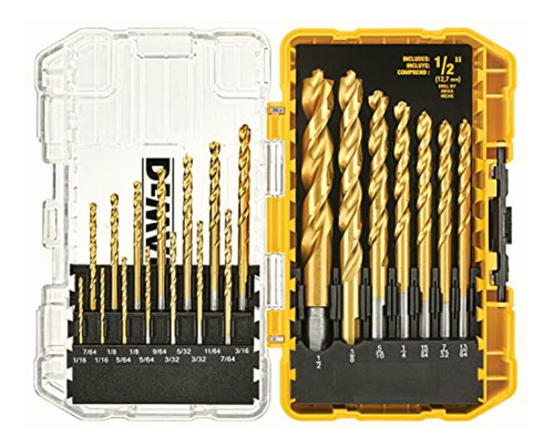 Dewalt Dw1361 Juego De 21 Brocas De Titanio Pp