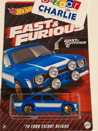 Hot Wheels | Fast & Furious Serie 1 | '70 Ford Escort Rs1600