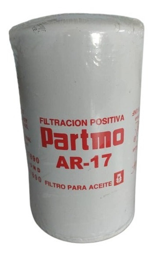 Filtro De Aceite Motor Partmo Ar-17 Perkins 2654407