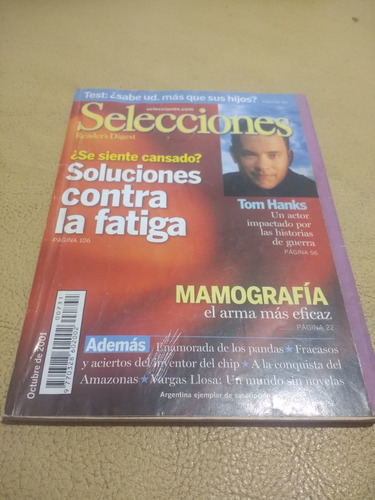 Revista Selecciones Del Readers Digest Octubre 2001 Español