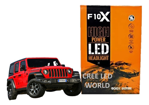 Luces Cree Led F10x Csp Jeep Wrangler  (instalación)