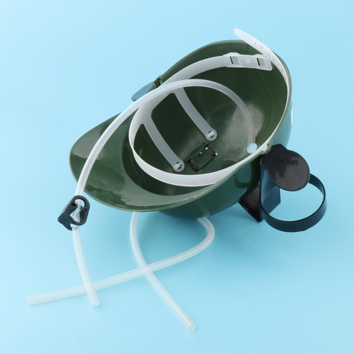 Casco Para Beber Ajustable Con Soporte Para Latas De Paja
