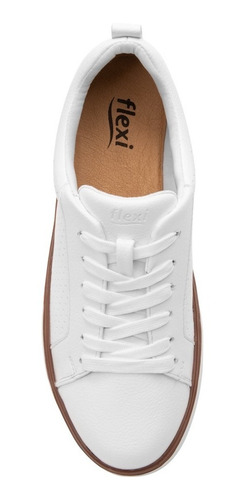 Imagen 7 de 8 de Calzado Tenis Flexi Estilo 107703 Blanco