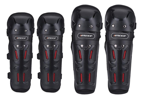 Coderas Rodilleras Protectoras Para Motocicleta Ajustables