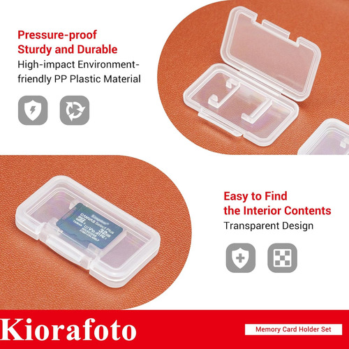 18 Fundas De Plástico Transparente Multicolor Para Tarjetas