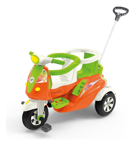 Moto Duo Infantil De Passeio Ou Pedal C/2 Lugares - Calesita