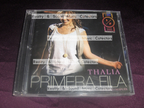 Thalia Primera Fila Un Año Despues Cd + Dvd De Coleccion