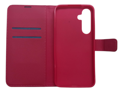 Funda Ejecutiva Agenda Tipo Libro Para Samsung A16 A165 Fucsia Flip Cover