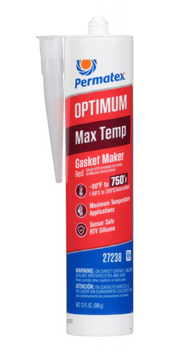 Permatex Optimum Red - Máquina De Juntas De Alta Temperatu.