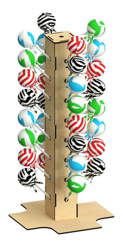 Imagen 3 de 10 de Kit Para Mesa De Dulces Cupcakes 5 Piezas Mdf - Rge01