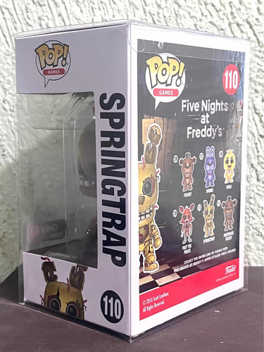 Funko Pop Springtrap Gamestop Flocked Five Nights At Freddys (Usado)