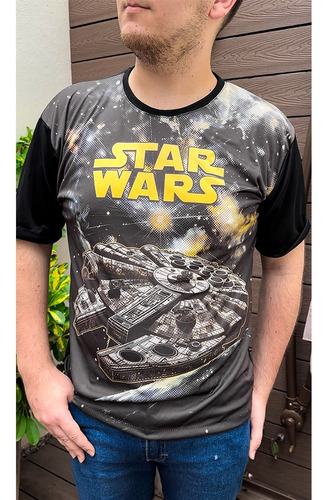 Remera Millennium Falcon Star Wars Dry Fit Kevdylan