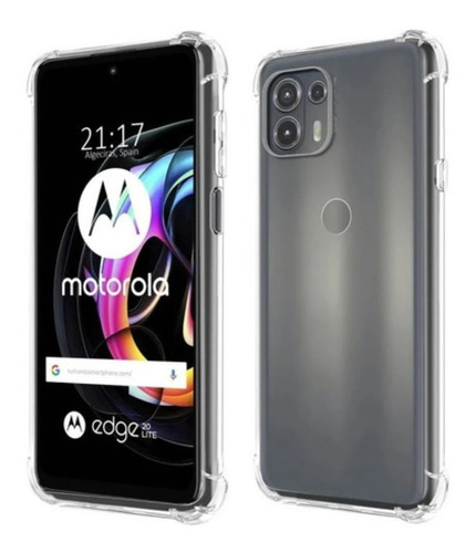 Funda Tpu Antishock Reforzada Para Motorola Edge 20 Lite