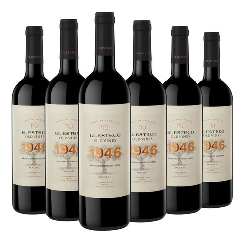 Vino El Esteco Old Vines 1946 Malbec Caja X 6  Cuo