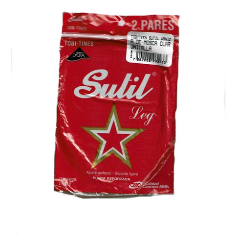 Medias Brillosas Tobitines Sutil Pack 12 De 2pares (24pares)