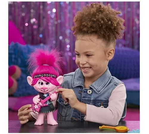 Trolls World Tour Pop-to-rock Poppy Muñeca Cantante