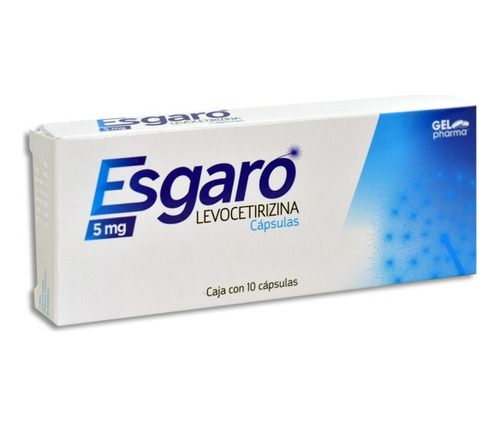 Esgaro Levocetirizina 5mg C/10 Tabletas Gelpharma
