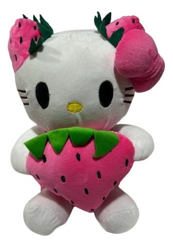 Peluche Hello Kitty - Hello Kitty Con Fresa 25 Cm