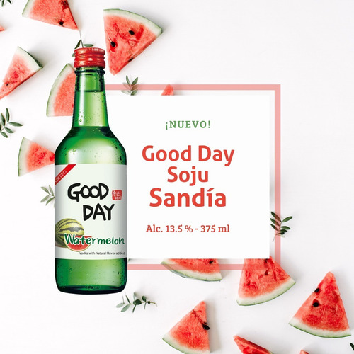 Imagen 4 de 8 de Combo 15 Soju Coreano - Good Day - Sabores A Elección