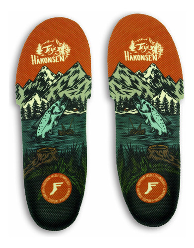 Palmilha Footprint Elite Gamechanger Custom Terje Haakonsen Cor Verde-limão Tamanho Da Palmilha 43/44