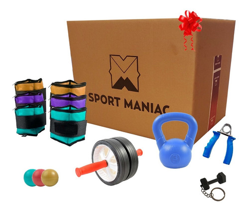Set Kit Regalo Empresarial Sport Maniac - Caja Fitness 4