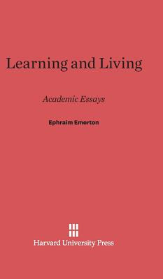 Libro Learning And Living - Emerton, Ephraim