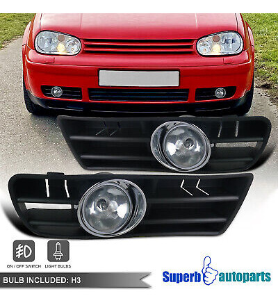 Fits 1999-2004 Volkswagen Vw Golf Gti Mk4 Bumper Lamps F Aai