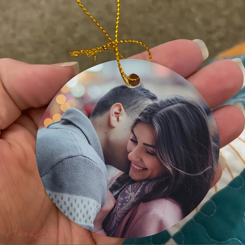 Esferas De Navidad Personalizadas Con Fotos 8cm 12 Pz Color Colores Esferas Con Fotos