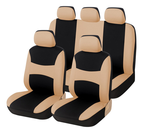 Funda De Asiento De Coche, Universal, De Poliéster, Bicolor