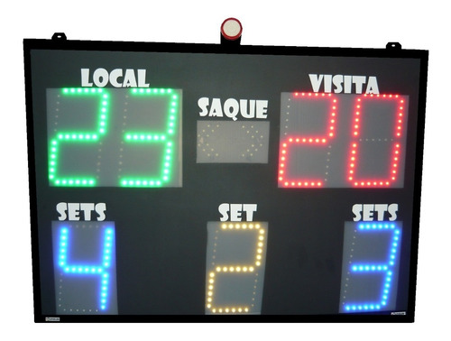 Tanteador Electronico Led Para Voley Mod: Lv-107-22