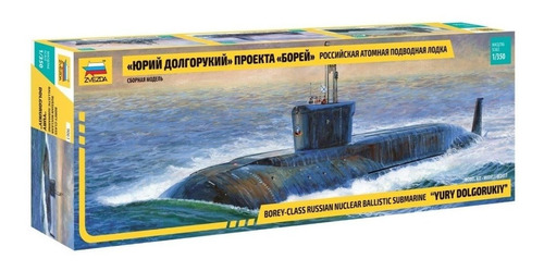 Zvezda Submarino Nuclear Yuri Dolgoroku 1/350 Armar Pintar 