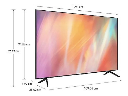 Imagen 3 de 3 de Tv 58 Pulgadas Smart Tv Uhd 4k Samsung Un58au7000fxzx Led
