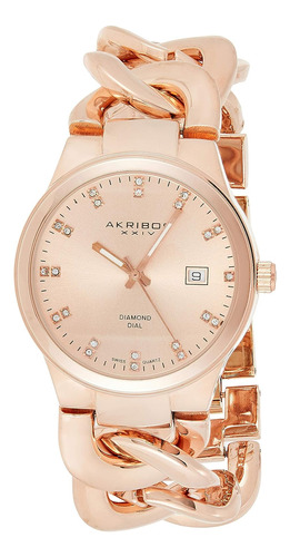 Reloj Pulsera Mujer  Akribos Xxiv Ak608rg