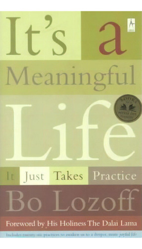 It's A Meaningful Life, De Bo Lozoff. Editorial Penguin Books Ltd, Tapa Blanda En Inglés