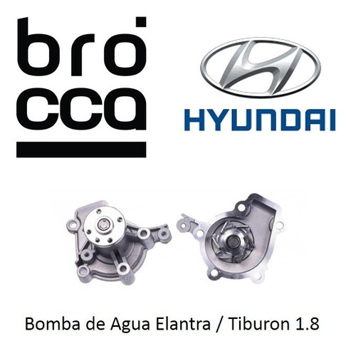 Bomba De Agua Hyundai Elantra - Tiburon 1.8 / 95 - 99