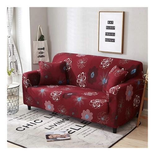 Protector Funda Elastica Para Sofa Cama Sillon Cover 4 Plaza