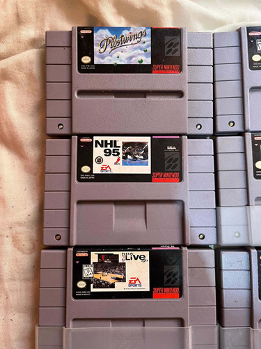 Vendo Cartuchos Juegos Originales De Nintendo Snes