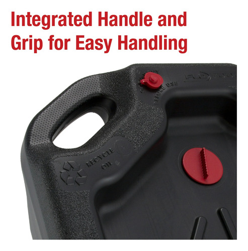 Hyper Tough Contenedor De Aceite Para Drenaje Automotriz Negro