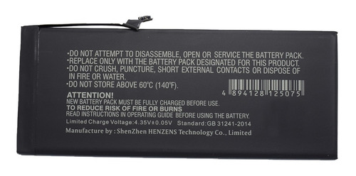 Bateria Para iPhone 6 Plus 3300 Mah Cameron Sino Extra Carga