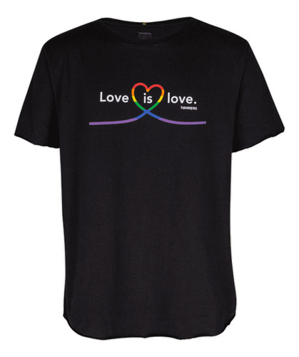 Camiseta Havaianas Algodão Estampada Pride Love Is Love