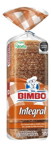 2 Pzas Pan Bimbo Integral 620 G