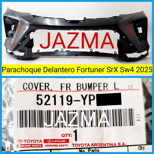 Parachoque Delantero Fortuner Srx Sw4 2021 2025 Original