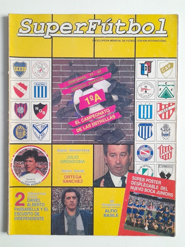 Revista Superfutbol N° 20 - Futbol Argentino 88/89 Fs