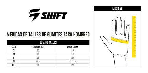 Imagen 2 de 3 de Guantes Motocross Shift 3lack Pro Mx #21722-001